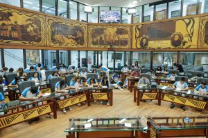 Estudantes na Aleac