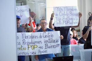Moradores na Câmara