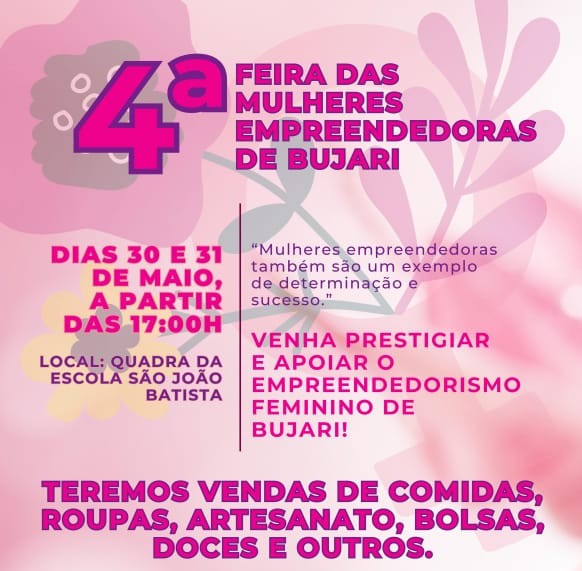 Feira de mulheres em Bujari