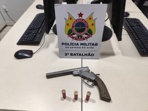 Apreensão arma