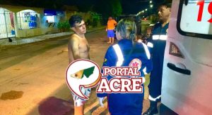 Homem leva ripada