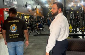 Academia interditada em Sena