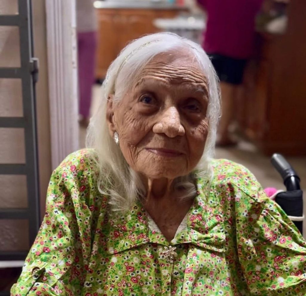 Falece idosa de 102 anos, conhecida por superar a Covid-19 em 2021; Legado de 11 filhos, 37 netos, 48 bisnetos e 10 tataranetos