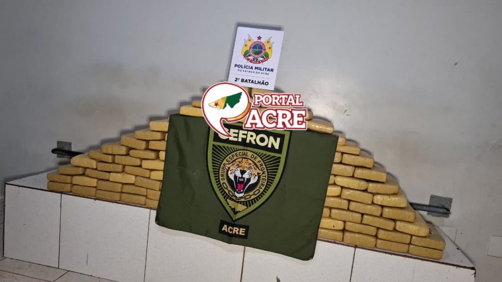 112 kg de droga são apreendidos pela policia em Rio Branco