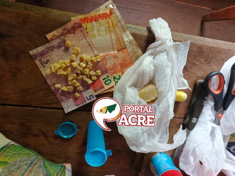 Fim de linha: polícia desarticula ponto de tráfico e prende suspeito com pedras de crack em Epitaciolândia