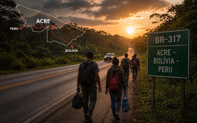 Acre é uma das principais rotas de contrabando de migrantes, aponta relatório da Abin