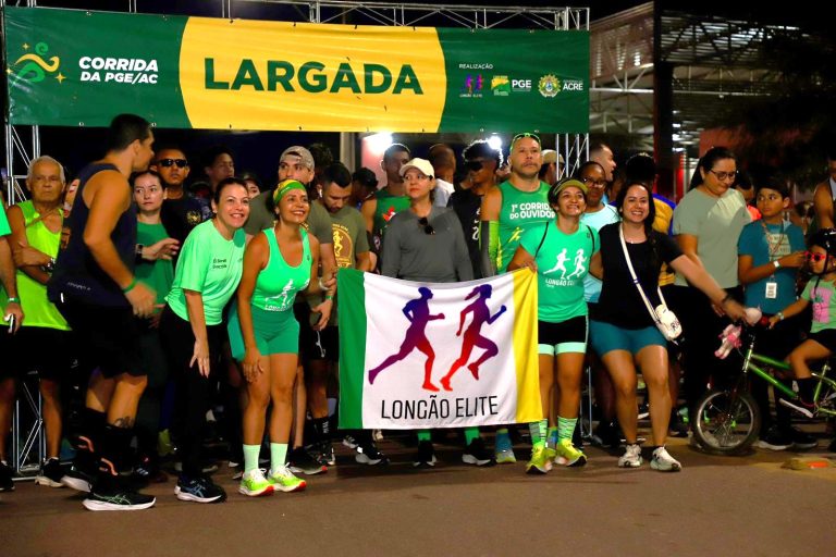Corrida da PGE reúne mais de mil participantes e celebra 49 anos da instituição em Rio Branco