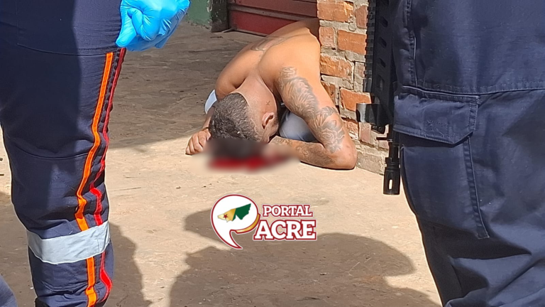 Homem é executado com tiro na cabeca após briga em bar no Esperança em Rio Branco