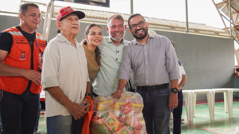 Famílias da Transacreana recebem 600 cestas básicas como reforço ao plano de contingência