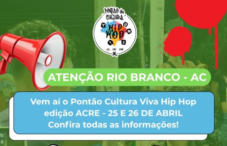 Hip Hop toma conta de Rio Branco com evento gratuito neste fim de semana