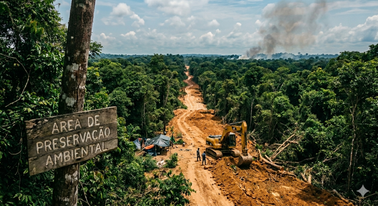 Pesquisadora da UFAC alerta que abertura de estradas sem licença ameaça áreas preservadas da Amazônia no Acre