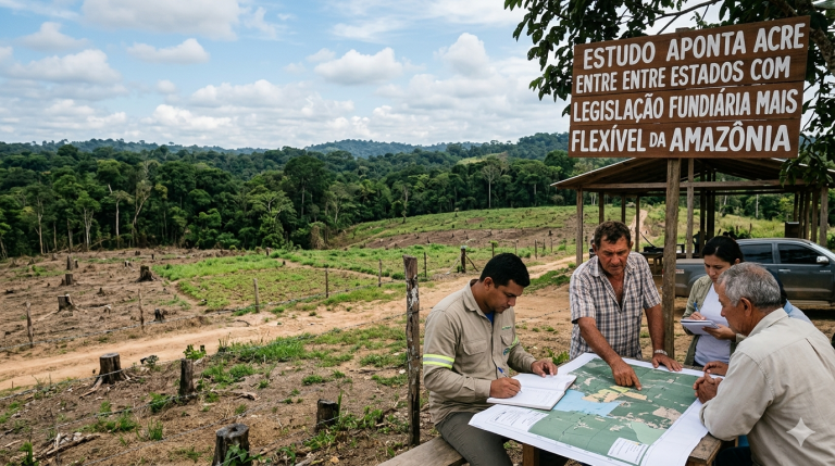 Estudo aponta Acre entre estados com legislação fundiária mais flexível da Amazônia