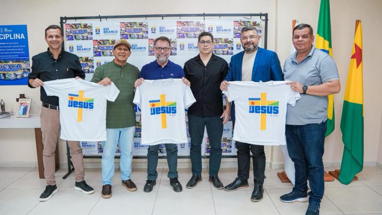 Alysson Bestene recebe convite da Ameacre para participar da 30ª Marcha para Jesus em Rio Branco