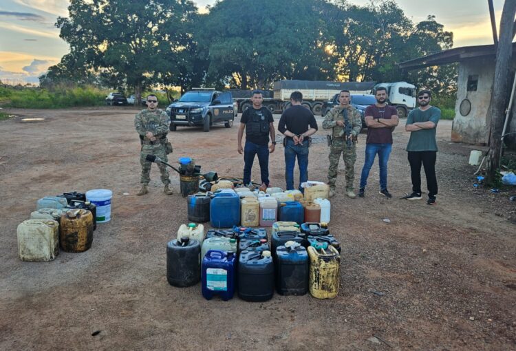 Acusado de comercializar combustível de forma clandestina é preso em Plácido de Castro