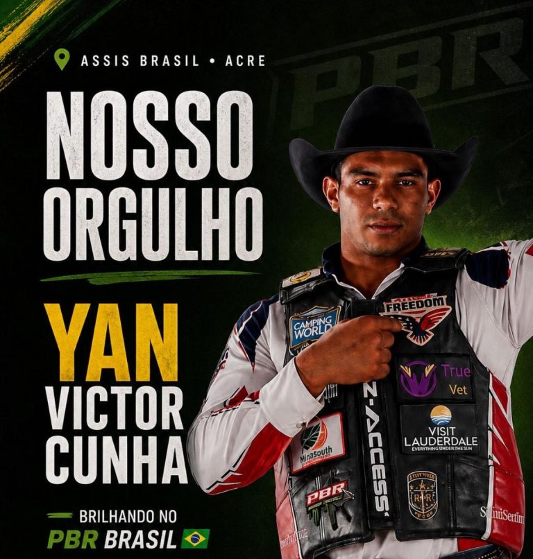 De Assis Brasil Acre para o topo: Yan Victor Cunha é campeão da PBR em São Paulo