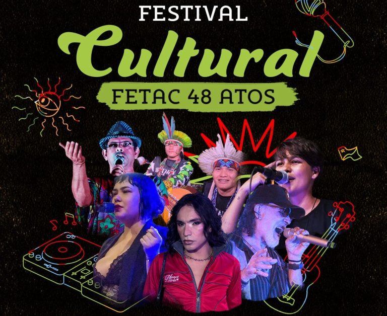 Festival Cultural “Fetac 48 atos” reúne artistas na Praça Povos da Floresta nesta sexta-feira