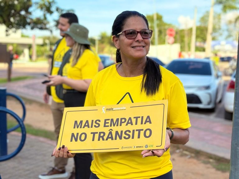 Detran lança campanha Maio Amarelo com foco na conscientização em meio à alta de acidentes