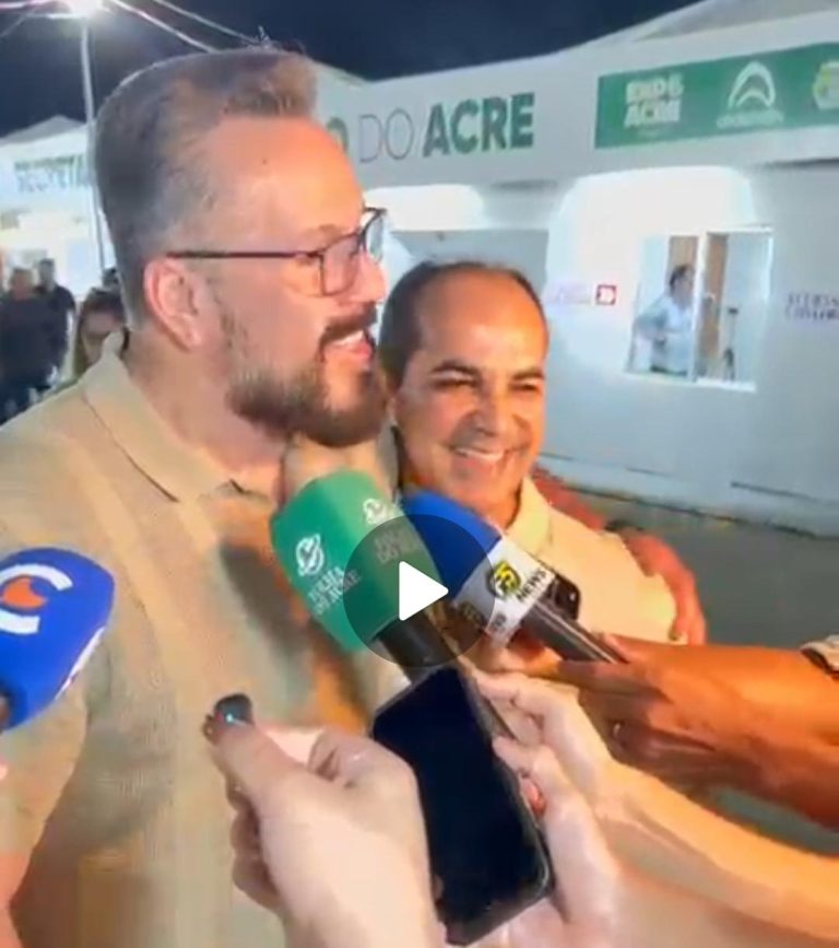 Alan Rick chega à Expoacre Juruá ao lado de Zequinha Lima e comenta articulações políticas do governo: "Venham para o lado de cá"