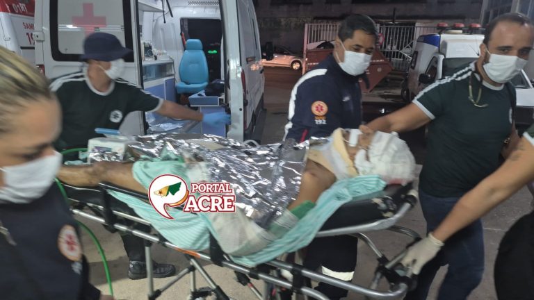 Vítimas de desabamento de ponte em Sena chegam no início da madrugada ao PS; Ednaldo Muniz foi entubado e caso é grave