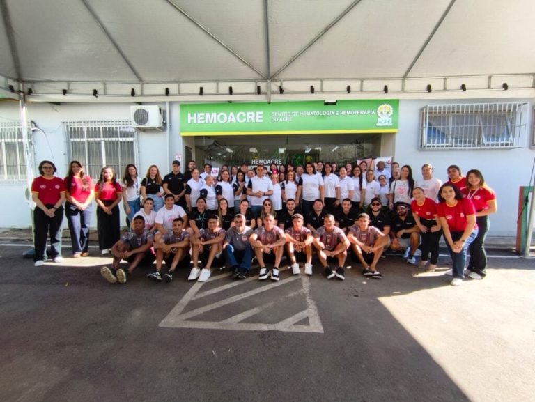 Hemoacre mobiliza população em celebração ao Dia Mundial do Doador de Sangue