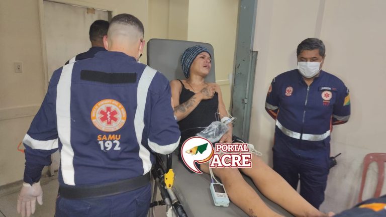 Ataque com faca deixa mulher ferida na Base e mobiliza socorro
