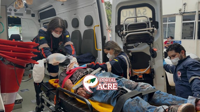 Homem é atacado com ripas e terçado na Estrada do Calafate