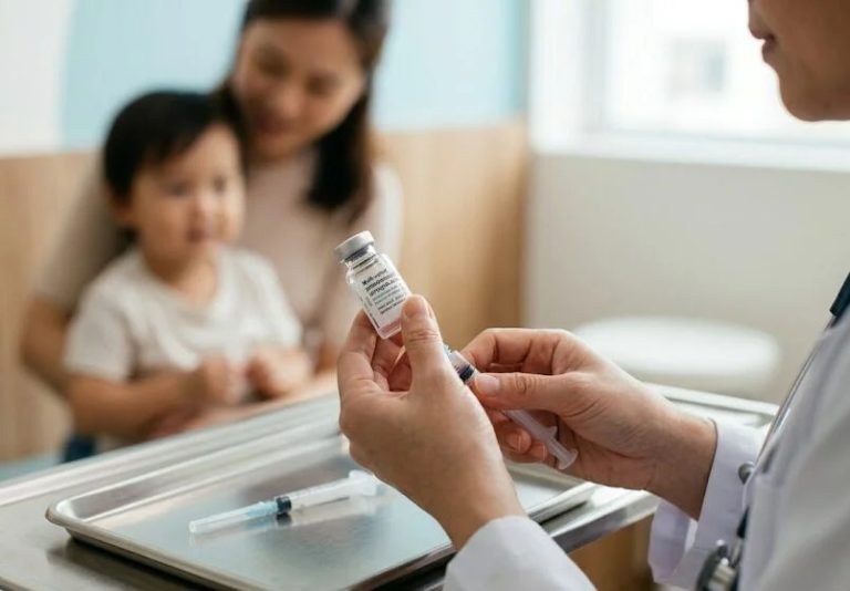 Ministério da Saúde começa a vacinar crianças com a pneumo 20 que protege contra  bactéria que causa pneumonia e meningite