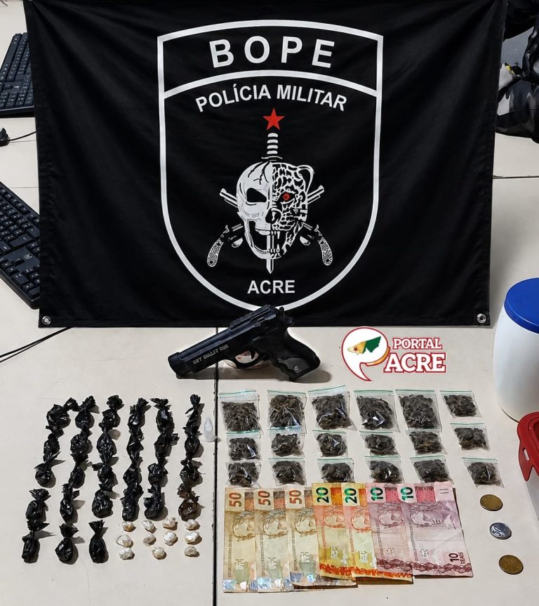 ROTAM prende suspeito e apreende drogas no João Paulo II