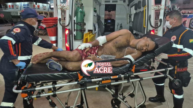 Ataque a faca deixa trabalhador ferido na zona rural de Bujari