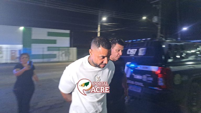 Polícia Civil prende em academia de Rio Branco,  foragido da Justiça paulista por roubo de banco