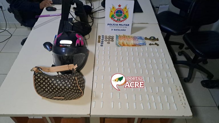 Casal é preso com mais de 120 porções de drogas no bairro Eldorado