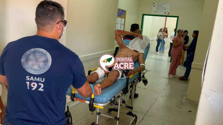 Tentativa de assalto termina com motociclista baleado na Transacreana