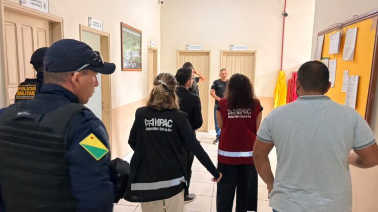 MPAC realiza inspeção no Complexo Penitenciário do Juruá em Cruzeiro do Sul