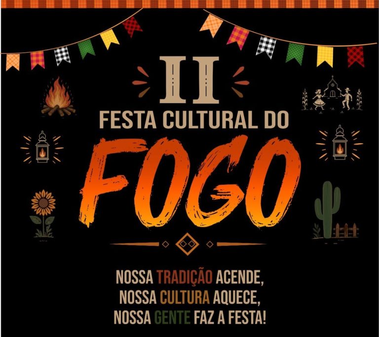 Com entrada franca, Festa Cultural do Fogo acontece nesta quinta e sexta com shows, quadrilhas e comidas regionais