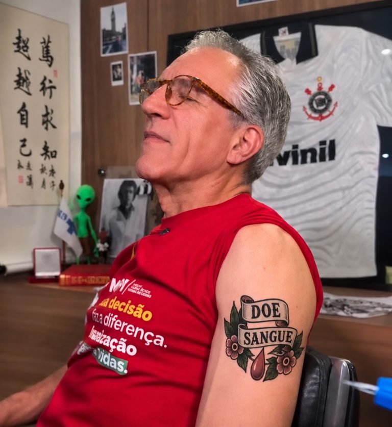 Regras mudam e prazo para pessoas tatuadas doarem sangue diminui para sete dias