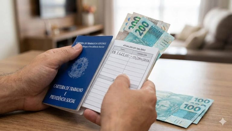 Salário mínimo deverá subir para R$ 1.741 em 2027