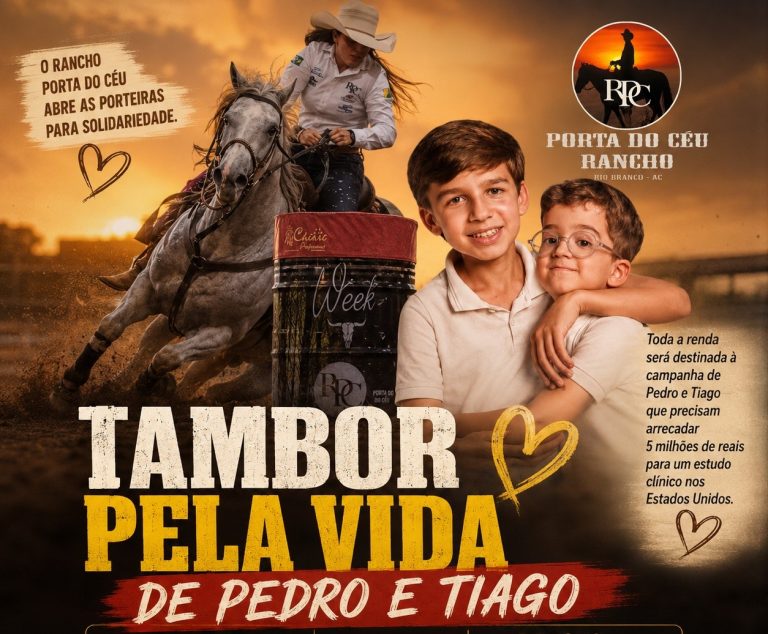Rancho Porta do Céu realiza prova de tambor para ajudar em campanha solidária de Pedro e Tiago