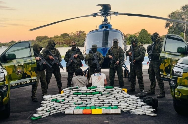 GEFRON apreende 2,17 toneladas de drogas e provoca R$ 26,6 milhões em prejuízo ao crime no Acre em 2026