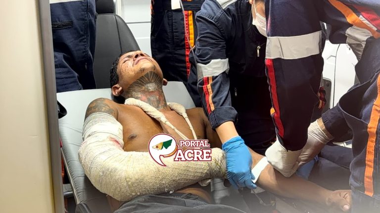 Ataque a tiros deixa jovem ferido no Segundo Distrito de Rio Branco