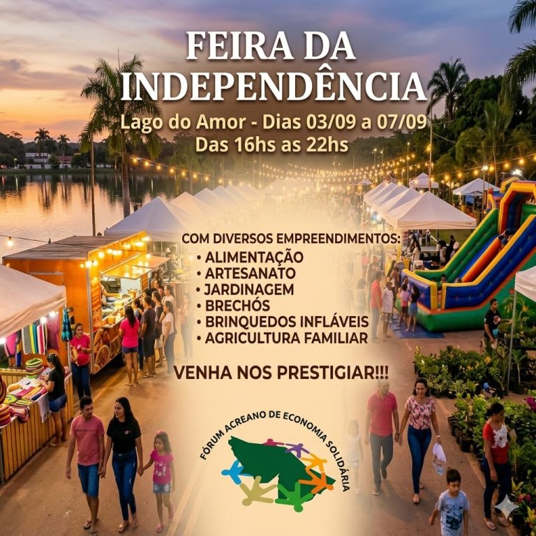 Feira com brechós, alimentação e artesanato começa nesta quinta-feira no Lago do Amor
