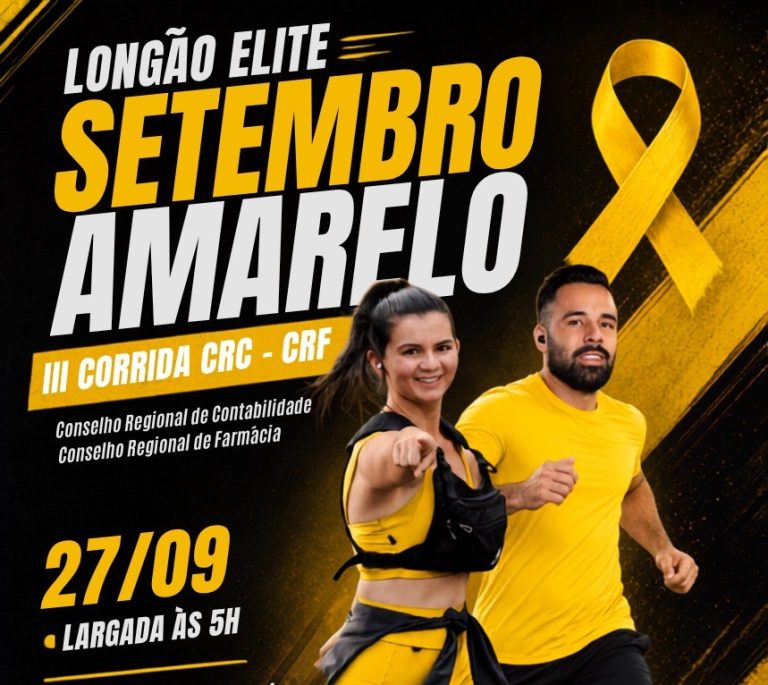 Longão Elite - Inscrições para corrida Setembro Amarelo começam nesta terça