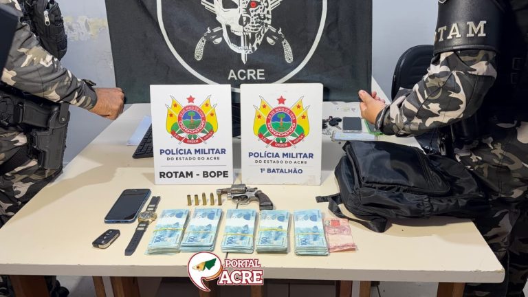 Trio é preso após assaltar R$ 50 mil de assessor parlamentar