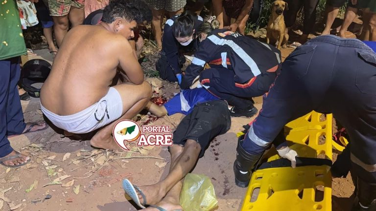 Jovem é atacado a tiros enquanto tomava tereré no Rosalinda