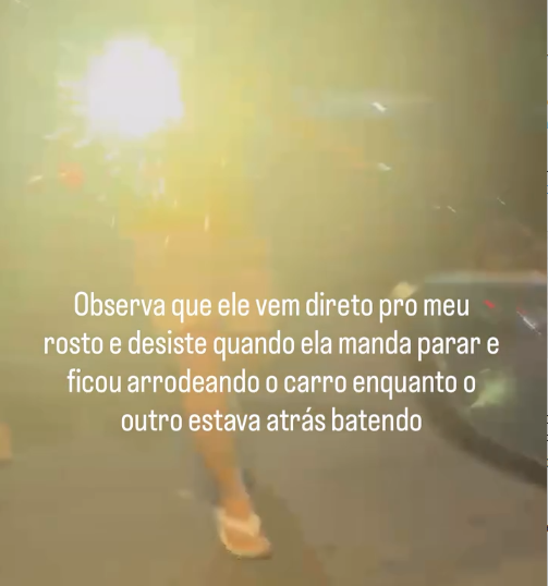 Influenciadora denuncia ataque de apoiadores de Flávio Bolsonaro contra seu carro em Rio Branco; veja o vídeo