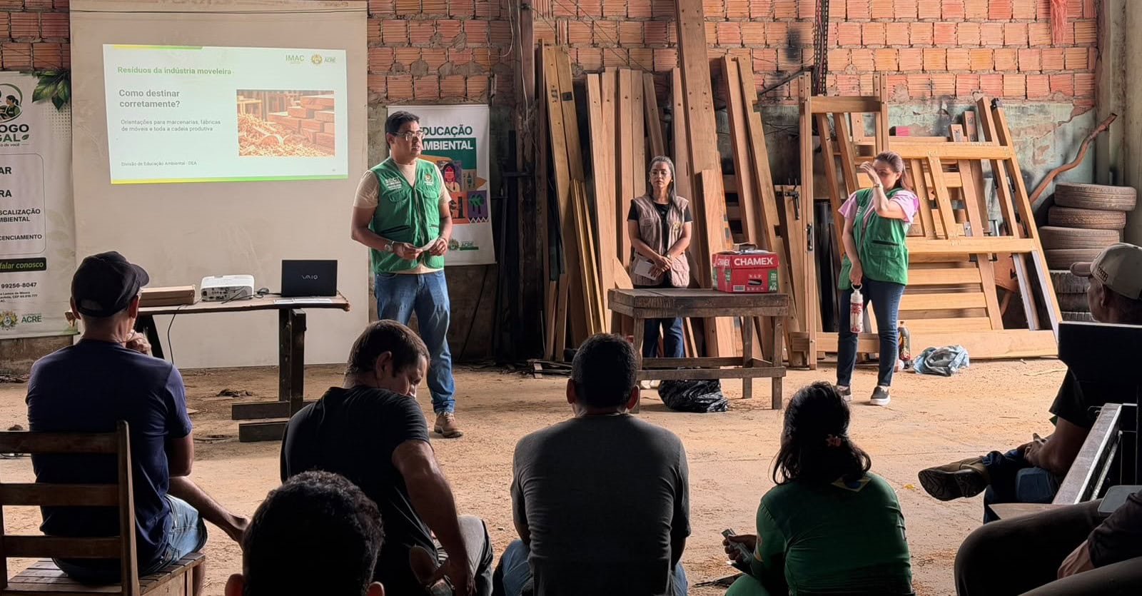 Atualização: Estado promove ciclo de educação ambiental com práticas sustentáveis no setor moveleiro
